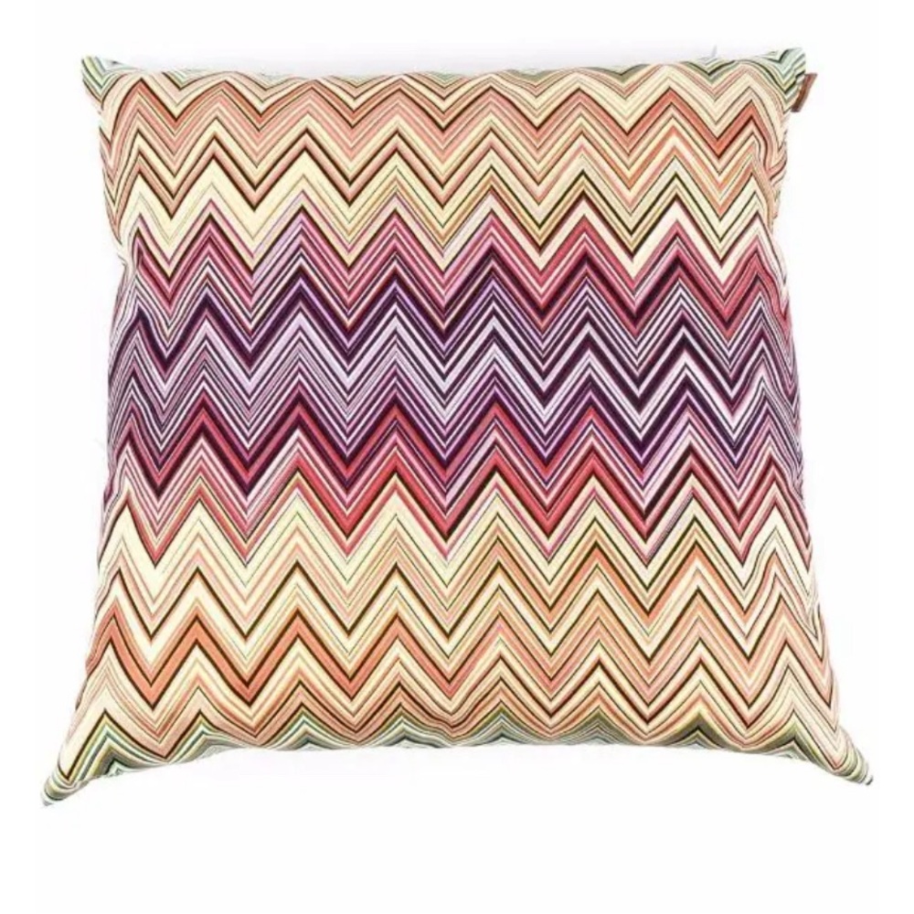 Two Missoni Home Jarris zig-zag cushions (throw pillows)